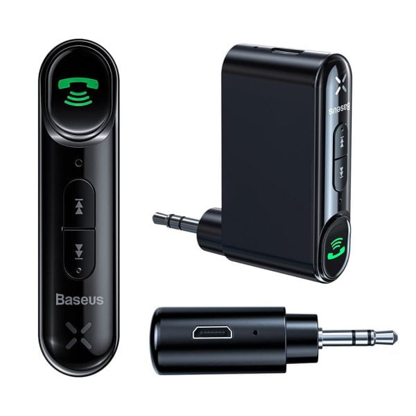 گیرنده بلوتوث اتومبیل باسئوس Baseus Qiyin AUX Car Bluetooth Receiver WXQY-01
