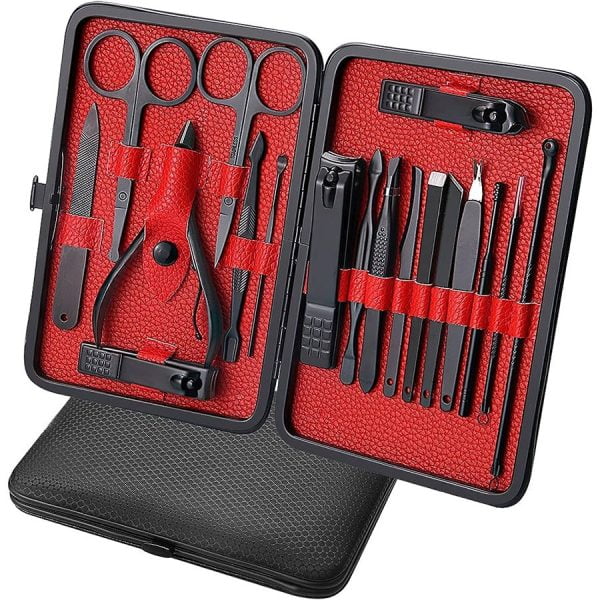 ست مانیکور 18 کاره گرین لاین مدل Green Lion 18 in 1 Travel Manicure Set GNMTRVL18