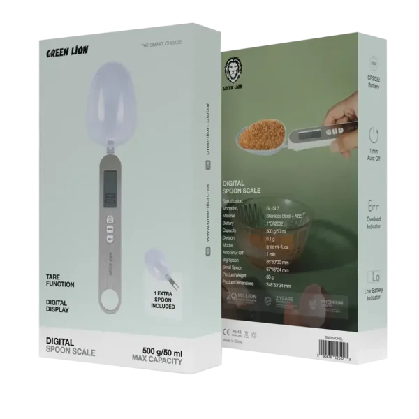 ترازو قاشقی دیجیتال گرین لاین مدل Green lion Digital Spoon Scale