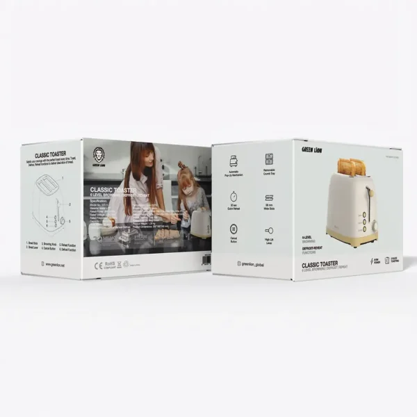 توستر گرین لاین مدل Classic Toaster GNCLTOSTRBG