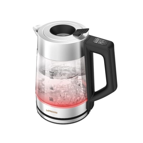کتری شیشه ای لپرسو LePresso LPCFFM0008BK Multi Temperature Illuminated Glass Kettle