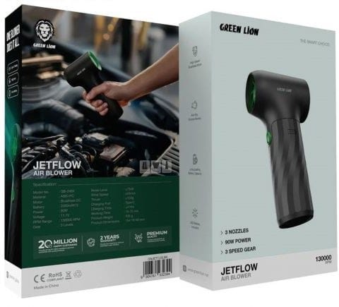 جت فن دمنده باد گرین لاین Green Lion Jetflow Air Blower 130000RPM GNJETFLBLBK
